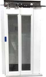 Glass Elevator Doors