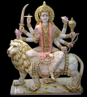 Goddess Marble Moorti Statue