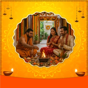 Service Provider of Griha Pravesh Pooja Online Janakpuri Delhi 