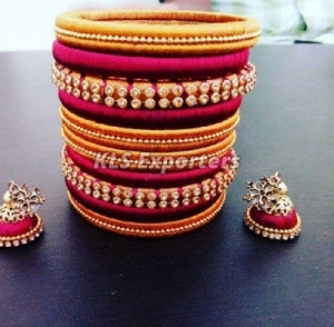 HANDMADE BANGLES Manufacturer Supplier Wholesale Exporter Importer Buyer Trader Retailer in Tiruchirappalli Tamil Nadu India