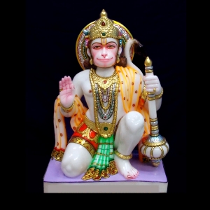 Manufacturers Exporters and Wholesale Suppliers of Hanuman Marble Moorti Statue Faridabad Haryana