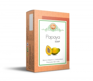 S.P PAPAYA SOAP PACK OF -5 WITH RICH IN VITAMIN-C Manufacturer Supplier Wholesale Exporter Importer Buyer Trader Retailer in Ludhiana Punjab India