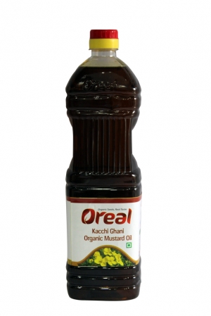 Oreal Kacchi Ghani Organic Mustard Oil 1 Ltr (pack Of 12)