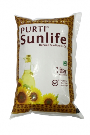 REFINED SUNFLOWER OIL 1LTR POUCH ( pack of 12) Manufacturer Supplier Wholesale Exporter Importer Buyer Trader Retailer in New Delhi Delhi India