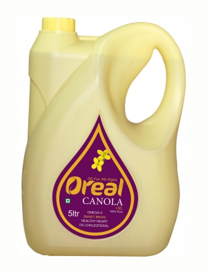 Oreal Canola Oil 5ltr ( Pack Of 4 )