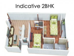 Service Provider of INDICATIVE 2BHK Noida Uttar Pradesh 