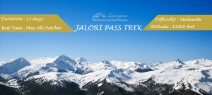 Service Provider of Jalori Pass Trek tour packages Jaipur Rajasthan 