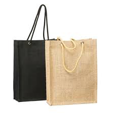 Jute Bag With Rope Handle Manufacturer Supplier Wholesale Exporter Importer Buyer Trader Retailer in Surat Gujarat India