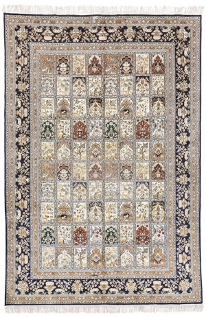 Manufacturers Exporters and Wholesale Suppliers of Kashmir Silk Bordered Carpet Mumbai Maharashtra