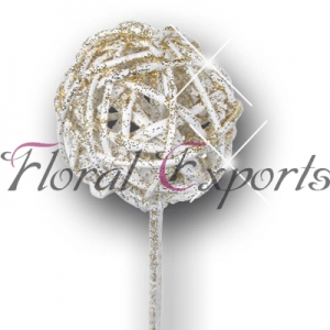 Manufacturers Exporters and Wholesale Suppliers of LATA BALL WHITE GOLD SPARKLE Kolkata West Bengal