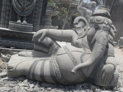 Manufacturers Exporters and Wholesale Suppliers of Lord Ganesh Slanting Statue Chennai Tamil Nadu
