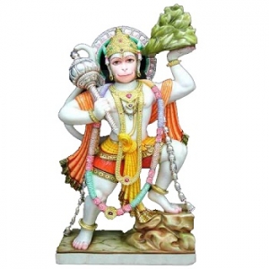 Lord Hanuman Marble Sculpture Manufacturer Supplier Wholesale Exporter Importer Buyer Trader Retailer in Jaipur Rajasthan India
