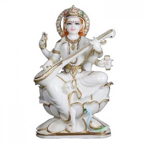 Lord Saraswati Marble Statue Manufacturer Supplier Wholesale Exporter Importer Buyer Trader Retailer in Jaipur Rajasthan India