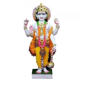 Manufacturers Exporters and Wholesale Suppliers of Lord Vishnu Marble Moorti Statue Faridabad Haryana