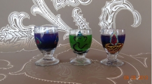 Miniature gobllet glass scented votive Manufacturer Supplier Wholesale Exporter Importer Buyer Trader Retailer in Bangalore Karnataka India