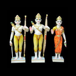 Manufacturers Exporters and Wholesale Suppliers of Marble Ram Laxman Sita Statue Jaipur  Rajasthan