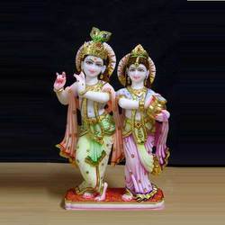 Manufacturers Exporters and Wholesale Suppliers of Marble Yugal Radha Krishna Statue Jaipur  Rajasthan