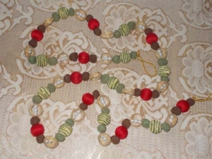 Manufacturers Exporters and Wholesale Suppliers of NE-094 Pearl Cane Garland Bareilly Uttar Pradesh