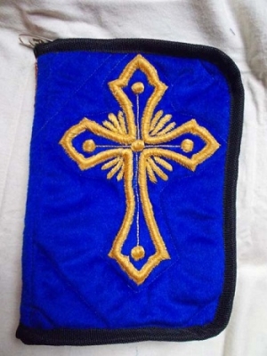 NE-190 Blue Bible Cover Manufacturer Supplier Wholesale Exporter Importer Buyer Trader Retailer in Bareilly Uttar Pradesh India