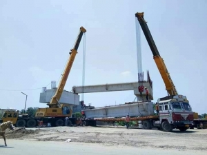 National Highway Girder Erection