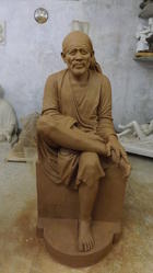 Manufacturers Exporters and Wholesale Suppliers of Shridi Sai Baba Clay Statue Jaipur  Rajasthan
