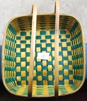 Hand Made Bamboo Gift Decoration Basket with Double Handel Manufacturer Supplier Wholesale Exporter Importer Buyer Trader Retailer in Naihati West Bengal India