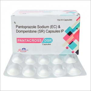 Pantoprazole Sodium (EC) And Domperidone (SR) Capsules IP Manufacturer Supplier Wholesale Exporter Importer Buyer Trader Retailer in Murshidabad West Bengal India