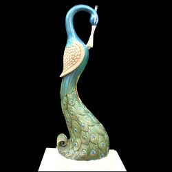 Manufacturers Exporters and Wholesale Suppliers of Peacock Statue Jaipur  Rajasthan
