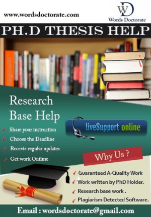 PhD Thesis Writing Services Services in Ahmedabad Gujarat India