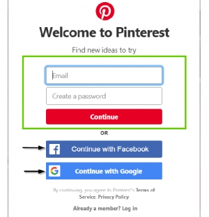 Service Provider of Pinterest Personal Account Creation Services Delhi Delhi 