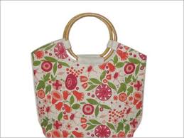 Printed Jute Shopping Bag