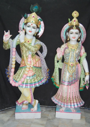 Manufacturers Exporters and Wholesale Suppliers of Radha Krishna Idol Jaipur Rajasthan