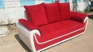 Manufacturers Exporters and Wholesale Suppliers of Red & White Couch Hyderabad Andhra Pradesh