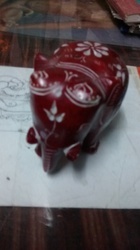 Manufacturers Exporters and Wholesale Suppliers of Red Colour Elephant Statue Chennai Tamil Nadu