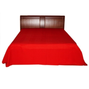 Manufacturers Exporters and Wholesale Suppliers of Red Single bedspread Panaji Goa Red Single bedspread
