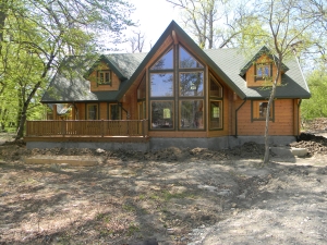 Residential Wooden Cottages Setup