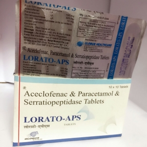 Serratiopeptidase With Aceclofenac And Paracetamol Manufacturer Supplier Wholesale Exporter Importer Buyer Trader Retailer in Surat Gujarat India