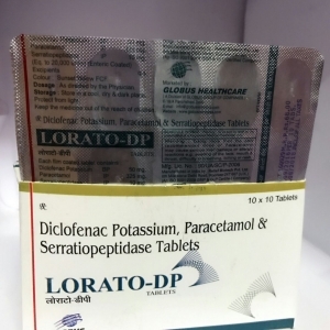 Serratiopeptidase With Diclofenac And Paracetamol Tab Manufacturer Supplier Wholesale Exporter Importer Buyer Trader Retailer in Surat Gujarat India