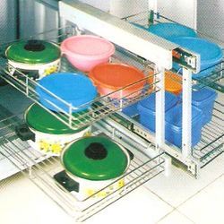 Manufacturers Exporters and Wholesale Suppliers of Stainless Steel Magic Corner Basket Rajkot  Gujarat