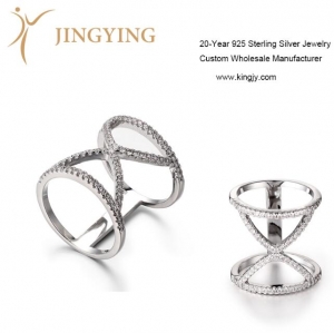 Sterling silver jewelry ring pendant bangle earrings design manufacturer Manufacturer Supplier Wholesale Exporter Importer Buyer Trader Retailer in GuangZhou  China