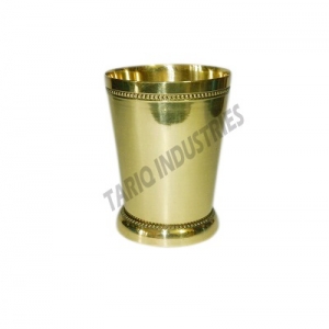 BRASS JULEP CUP 11 OZ SMOOTH GOLD PLATED Manufacturer Supplier Wholesale Exporter Importer Buyer Trader Retailer in Moradabad Uttar Pradesh India