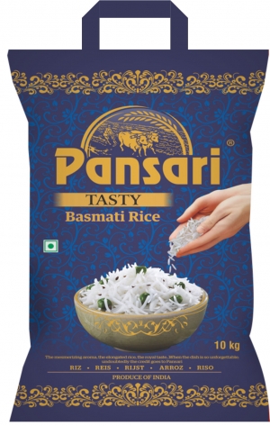 Manufacturers Exporters and Wholesale Suppliers of PANSARI TASTY BASMATI RICE 10KG (PACK OF 4) New Delhi Delhi