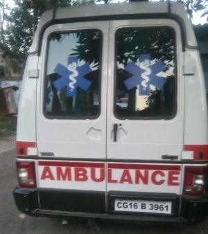 Tata Winger Ambulance Services in Raipur Chattisgarh India