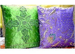 Tinsel Cushion Cover