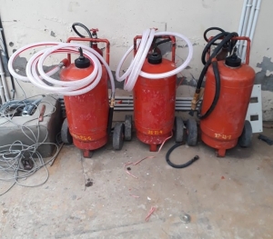 Manufacturers Exporters and Wholesale Suppliers of Trolley Type Fire Extinguishers Sonipat Haryana