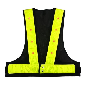 Mesh Safety Vest With Led