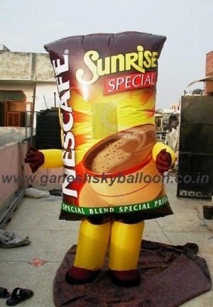 Nescafe Walking Inflatable Services in Sultan Puri Delhi India