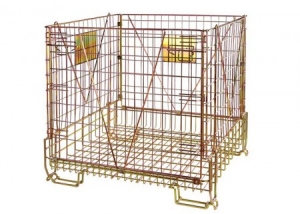 Foldable Heavy Duty Wire Steel Mesh Container Manufacturer Supplier Wholesale Exporter Importer Buyer Trader Retailer in xiamen fujian China