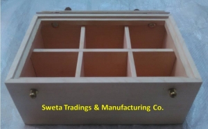 Tea Display Wood Box Manufacturer Supplier Wholesale Exporter Importer Buyer Trader Retailer in Navi Mumbai Maharashtra India