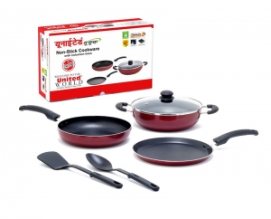 Buy�United Non-stick 3mm heavy gauge Cookware Set Manufacturer Supplier Wholesale Exporter Importer Buyer Trader Retailer in Noida Uttar Pradesh India